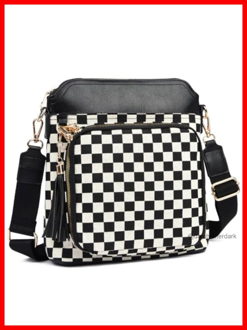 Anti-Theft Crossbody Purse Built-in RFID Wallet Vegan Leather Travel Bag